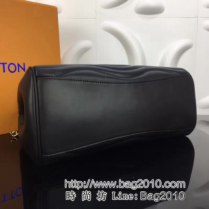 路易威登LV頂級原單New Wave Tote 手袋M51496黑牛皮鏈條包 YDH1843